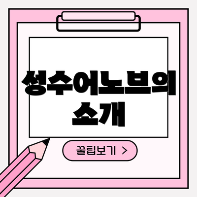 성수어노브의 소개