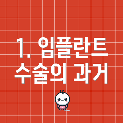 1. 임플란트 수술의 과거