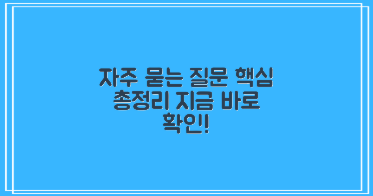 자주 묻는 질문