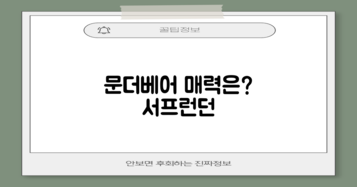 서프런던 문더베어, 어떤 매력?