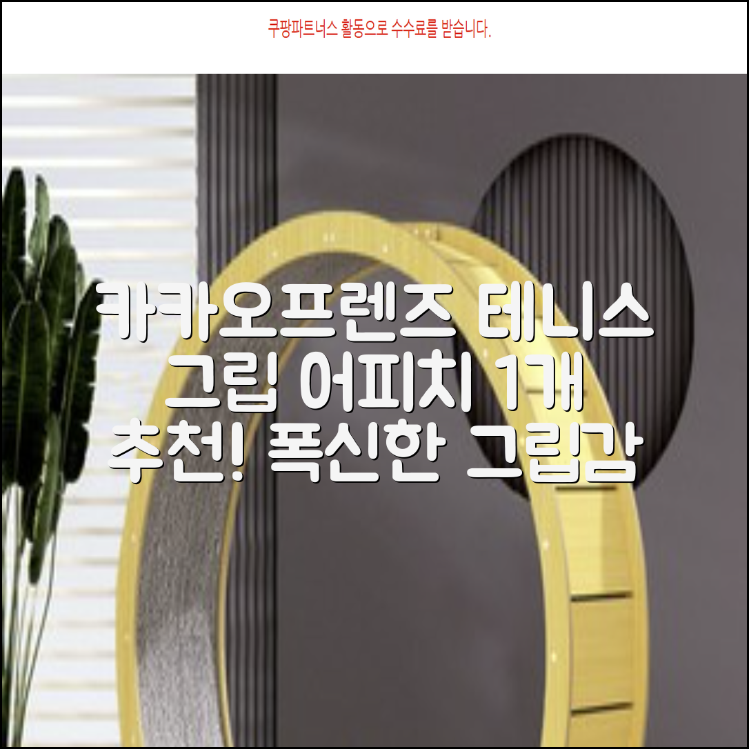 카카오프렌즈 세이치즈 테니스 그립 커버, 어피치, 1개 추천 리뷰