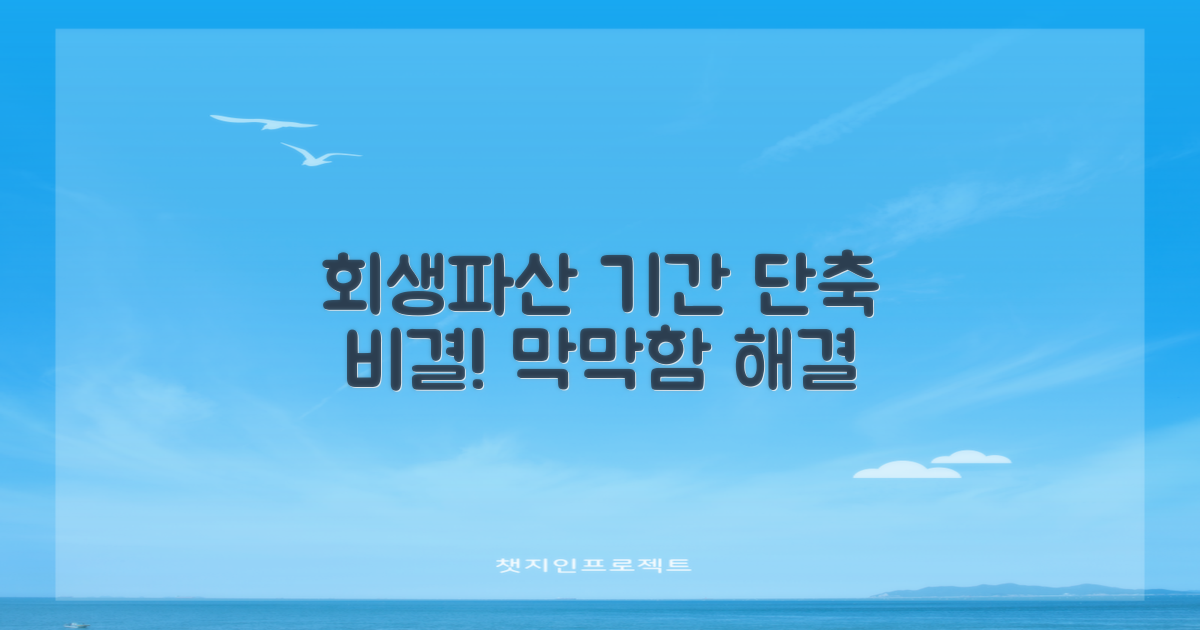 개인회생/파산 절차, 막막하신가요? 기간 단축의 비결 공개!
