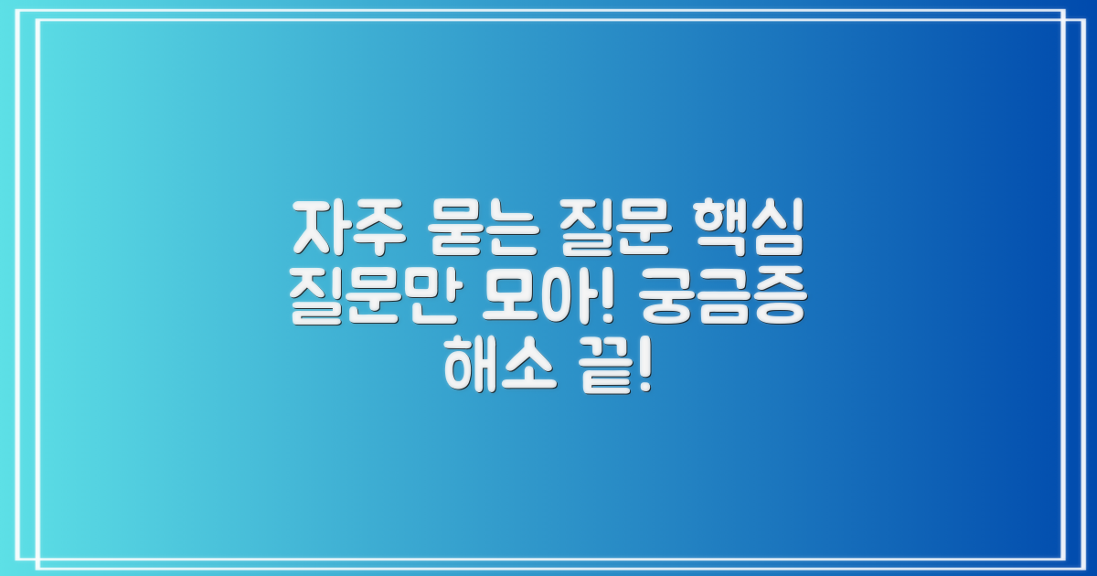 자주 묻는 질문