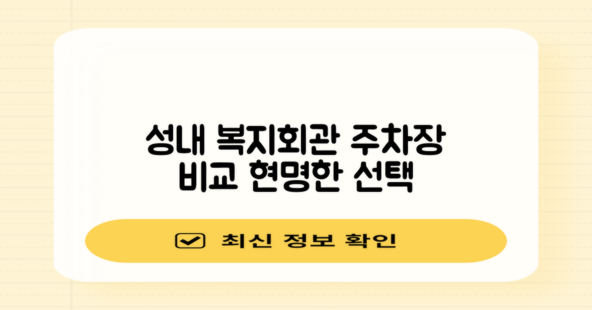 성내면복지회관 본관앞 공영주차장: 현명한 주차 계획을 위한 비교 분석