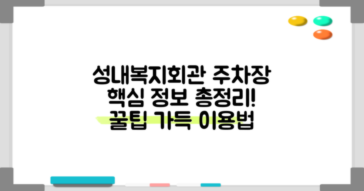 성내면복지회관 본관앞 공영주차장: 운영시간, 위치 미리 확인하고 알차게 이용하기
