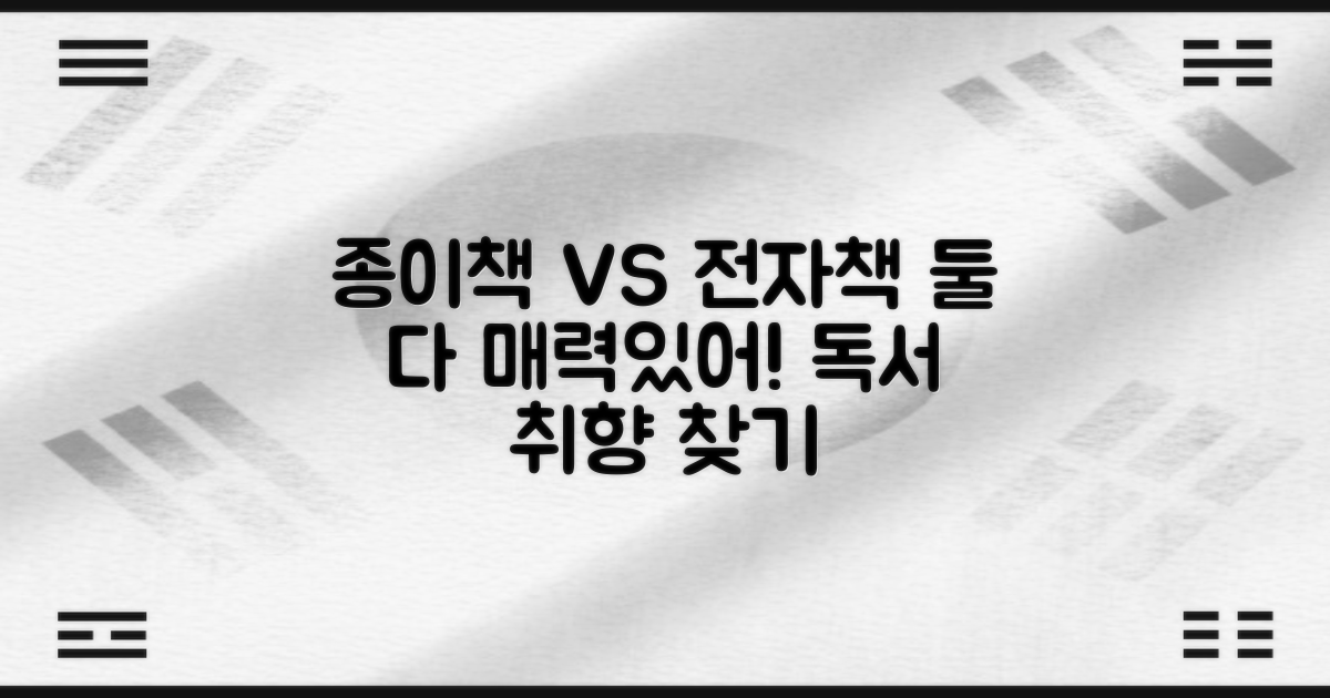 종이책 vs 전자책의 매력
